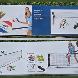 New In Box Fila Complete Pickleball Set