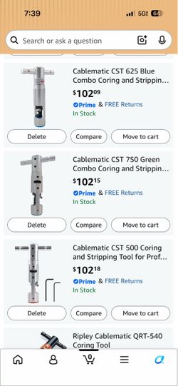 Coring and stripping Tools