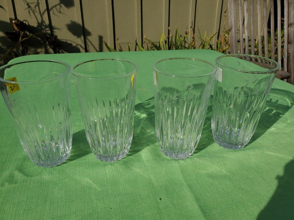 Princess House Lead Crystal Glasses
