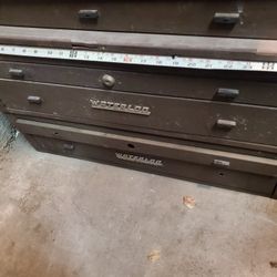 Waterloo Extra Long Stacking Tool Chests Like Kennedy Or Craftsman 