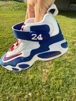🔥 Rare Nike Air Griffey Max 1 Kids Shoes – Blue/Red/White – Clean Condition – Retro Drip! 🔥