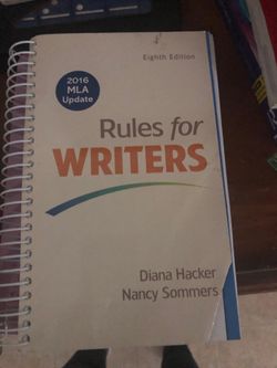 8th Edition Rules for Writers