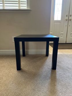 Ikea Accent table  - black - 21.5” x 21.5”