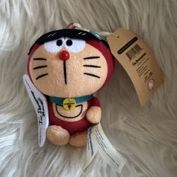 4” Doraemon Hawaii Keychain Plush Doll - $45