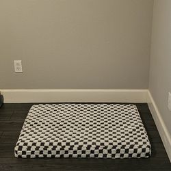Checkered Dog Bed