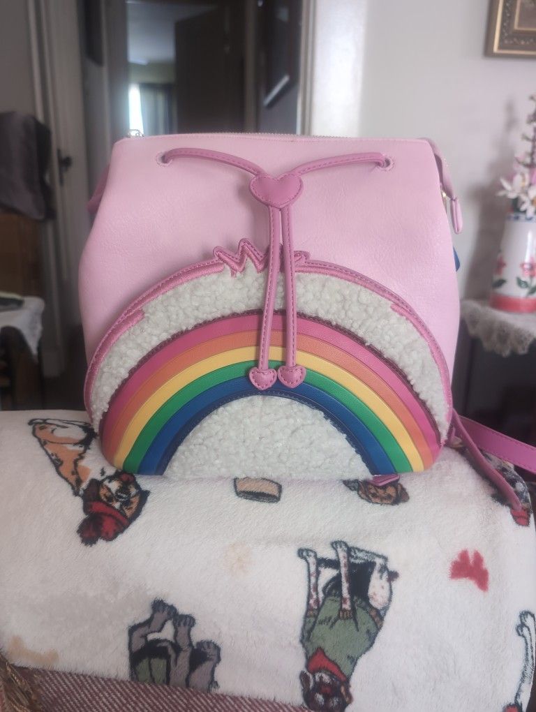 Pink Cheer Care Bear Backpack