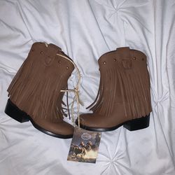Toddler Cow Girl Boots New Size 4