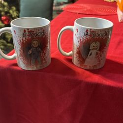 Mugs, Chucky, the bride