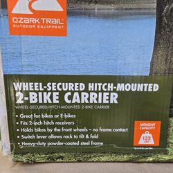 2 Bike Carrier Wheel Secured 