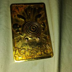Pokemon Gold Card