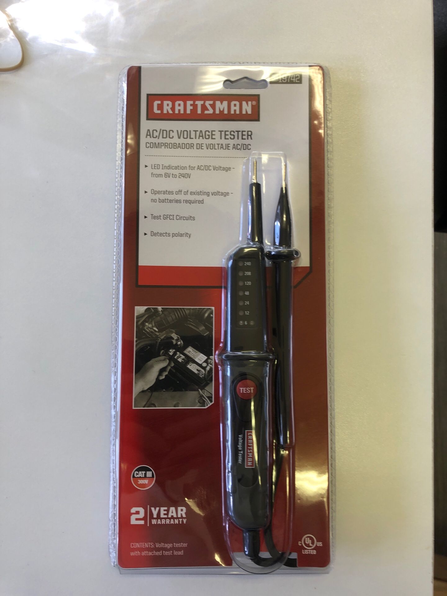 Craftsman AC/DC VOLTAGE TESTER for Sale in Loma Linda, CA