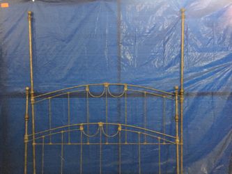 King Brass 4 Poster Antique bedframe