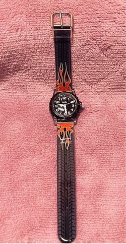 Dingbats,Lucky Brand "Fire Buckle Band" Quartz Analog Watch