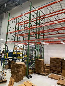 Teardrop Warehouse Racks 