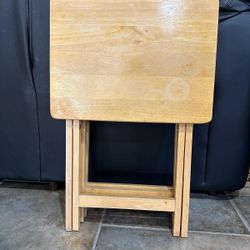 Set Of 4 TV Foldable Dinner Tables
