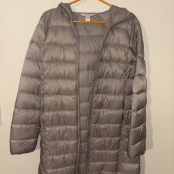 Athleta Aire Puffer Parka Jacket Size Women’s Small Petite 