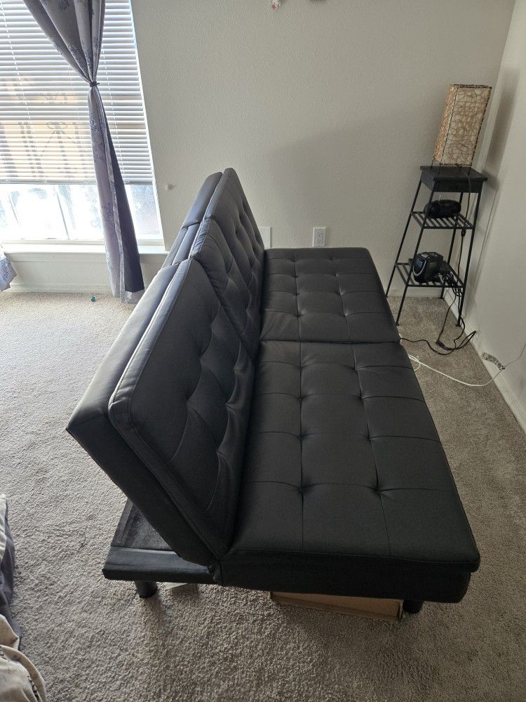 Futon Couch with Twin Mattress