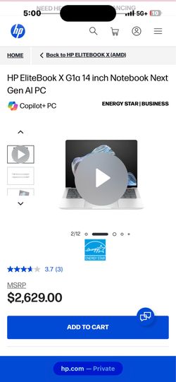 HP Elitebook X g1a 14 AI