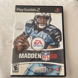 Madden 08 PS2