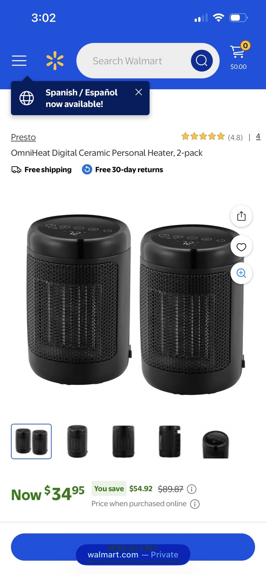 Personal Size Heaters