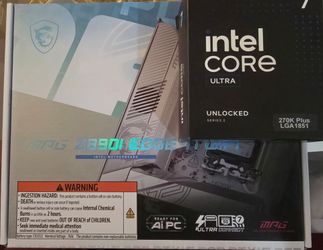 Intel Core Ultra 270k Plus & MSI Z890i Edge Ti