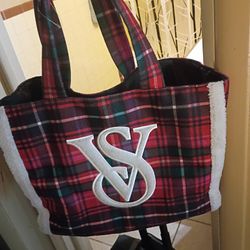 Victoria's Secret Flannel Tote