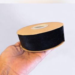 2” 10y Black Velvet Ribbon