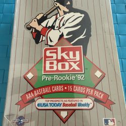 SkyBox Pre-Rookie '92 AAA Baseball Cards 36 pack factory sealed box