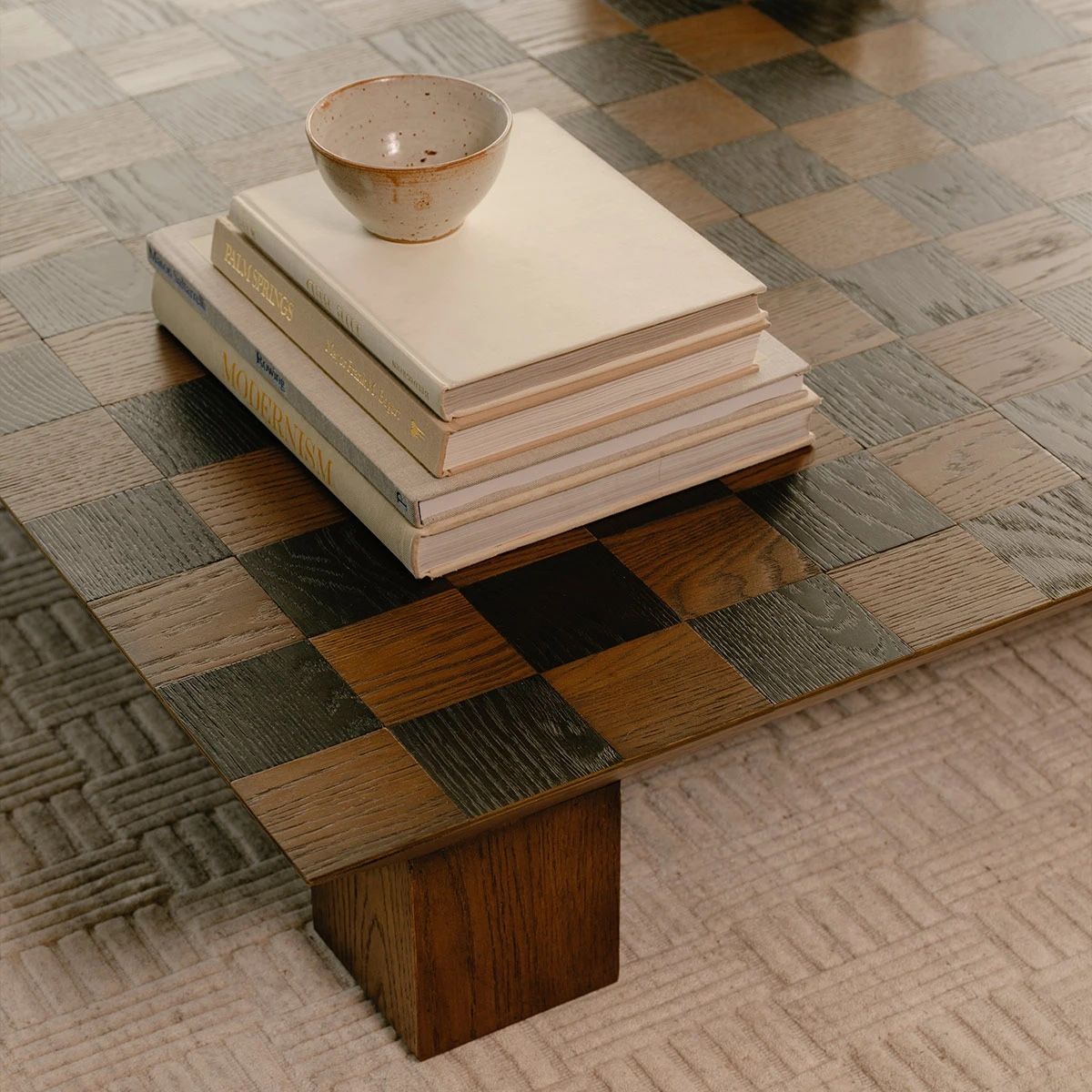 Coco Republic x HD Buttercup Boston Vintage Checkered Coffee Table