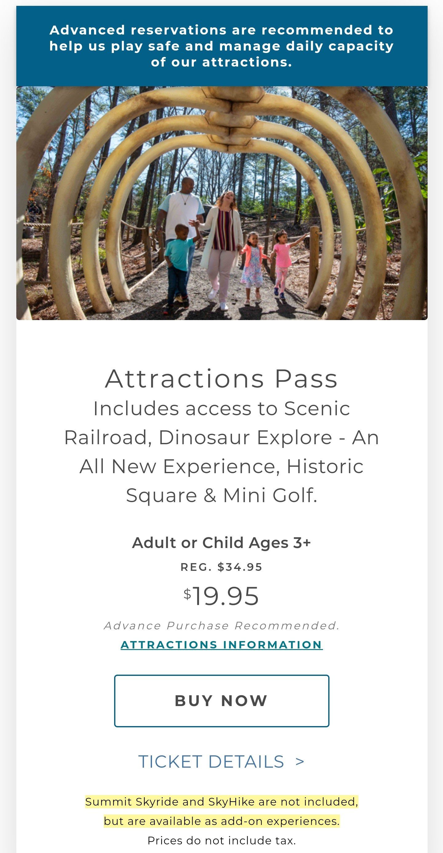 Stone mountain park all-attraction pass