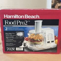 Vintage Hamilton Beach Food Pro 2 Processor 702R Brand New