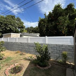 Vinyl Fence Privacy Topper