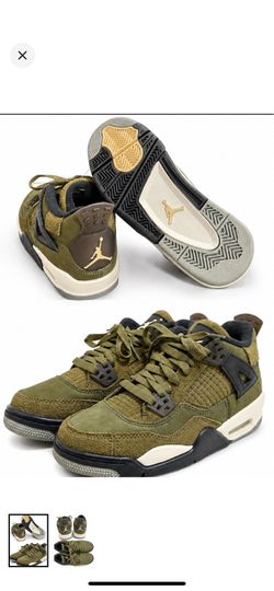 The Air Jordan 4 Retro SE Craft in ‘Olive’