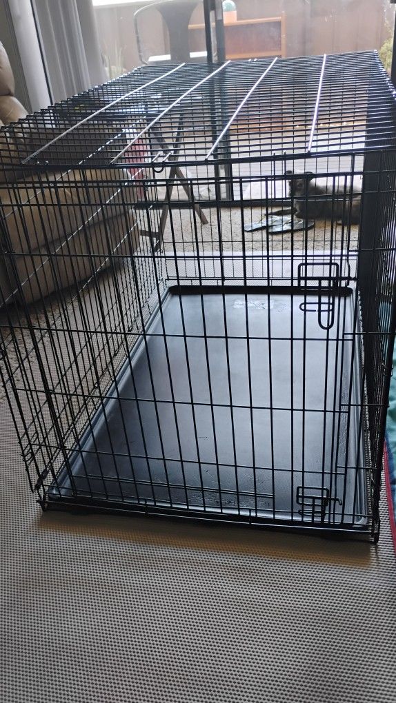 Large Metal Dog Crate Collapsible