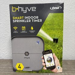 b-hyve 4 Zone Smart Indoor Sprinkler Timer.  Brand New.  Compare Retail With Tax $85 My Price $57
