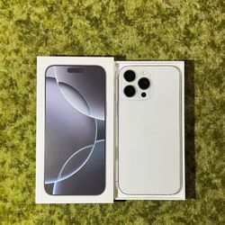 iPhone 16 Pro Max | 256GB | White Titanium | Factory Unlocked