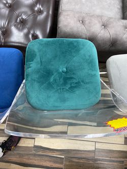 Bar Swivel Chair Green With Gold Legs