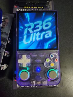 New R36 Ultra 🔥4 Inch screen 🔥Handheld Console with 21,000 Games