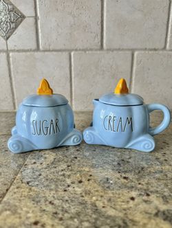 Disney Rae Dunn Collaboration “Cinderella Carriage  Sugar & Creamer Set”