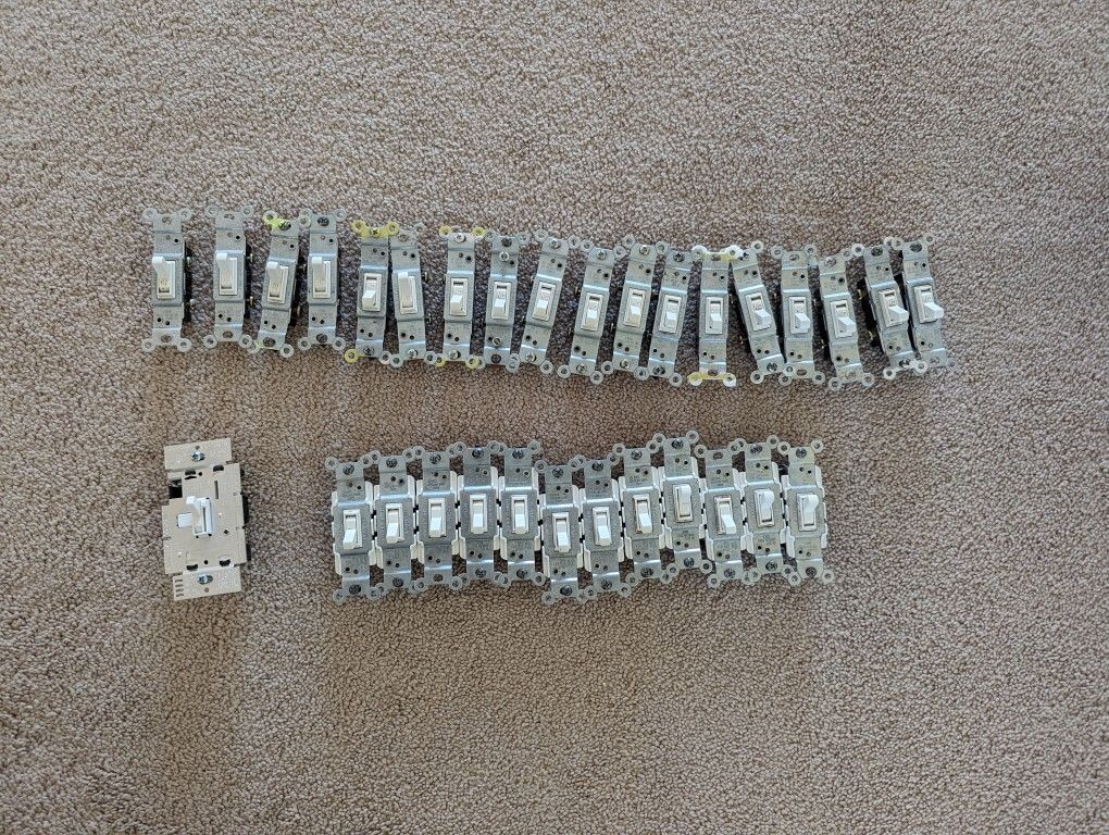 Toggle Switches And Wall Plates For Them