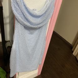 Windsor Strapless Bodycon Light Blue 