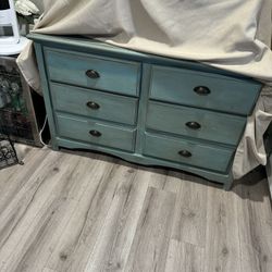 Armoire  and Dresser- Hand painted 