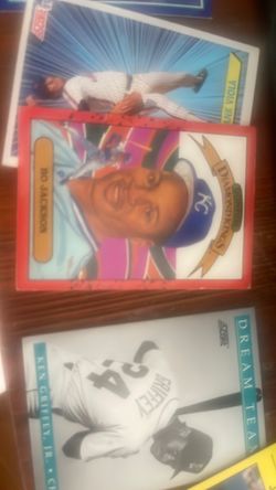 Collectible carts of baseball football and Baseball