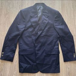 Oscar de la Renta Tuxedo Jacket Mens Black Formal Blazer Satin Lapel