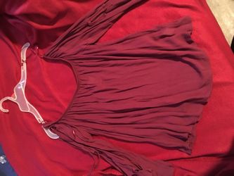 Burgundy Blouse