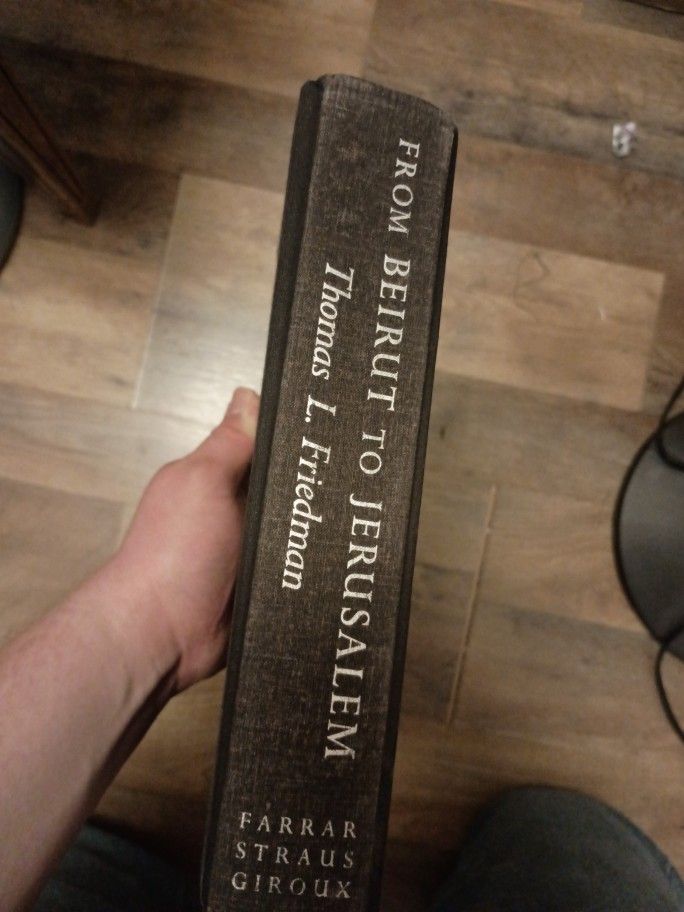 From Beirut To Jerusalem: By Thomas L. Friedman 1st Edition