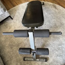 Sturdy Adjustable Exercise Sit-Up Bench 