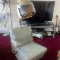 60’s Bonat Vintage Hair Dryer Seat 
