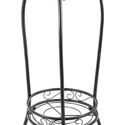 Plant Stand Indoor Outdoor，Tall Black Metal Rustproof Stable Plant Stands，2 Tier 27.1 inch Multiple Plant Rack Holder Rack Flower Pot Stand Heavy Duty