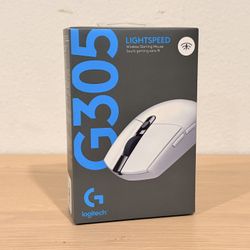 Logitech G305 LIGHTSPEED Wireless Gaming Mouse,Hero 12K Sensor, 12,000 DPI-WHITE